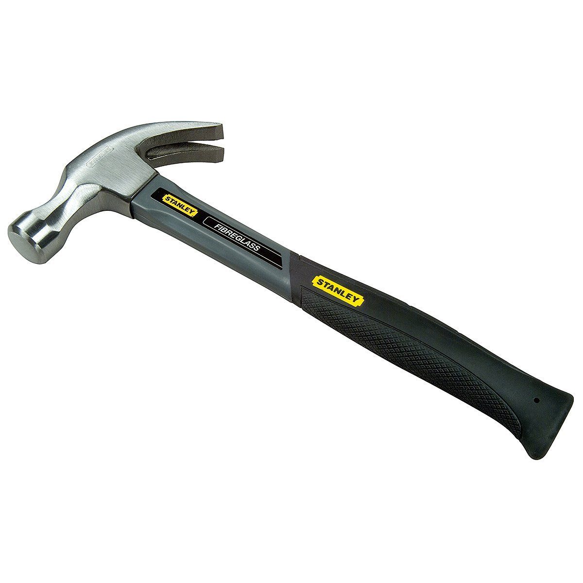 Stanley Fibreglass Curved Claw Hammer 450 g or 16 oz 151529 [Energy