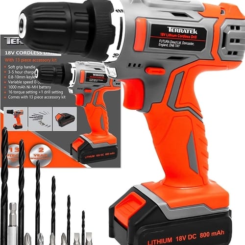 Terratek 13Pc Cordless Drill DriverUK Review