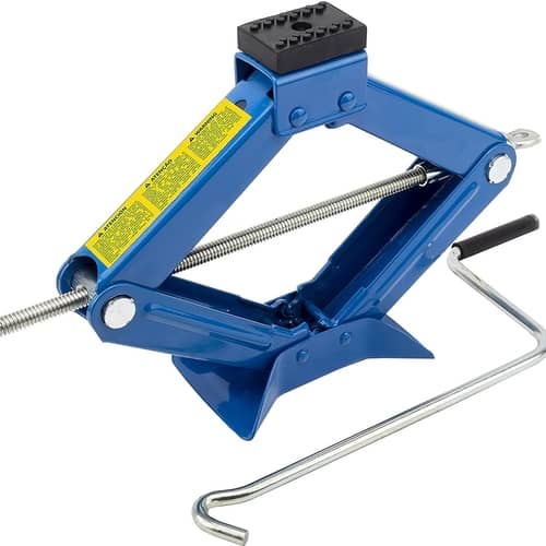 XtremeAuto Universal 1.5T Scissor Lift Jack With Extension Wheel Brace Bar For Road Side Repairs 